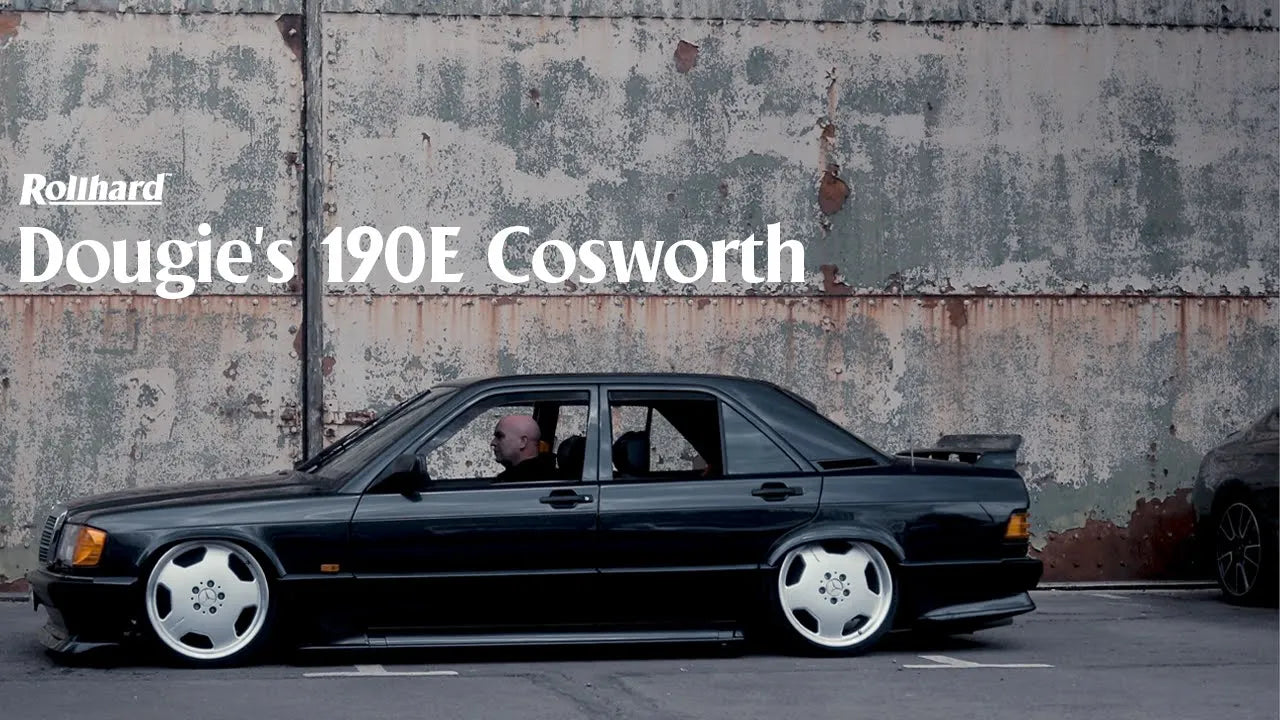 Watch - Dougie's BAGGED Mercedes 190E 2.5 16v COSWORTH